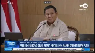 Presiden Prabowo Gelar Retret Menteri Dan Wakil Menteri Kabinet Merah Putih, 6/1/2025