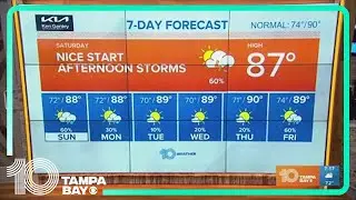 10 Weather: Saturday morning forecast; June 3, 2023