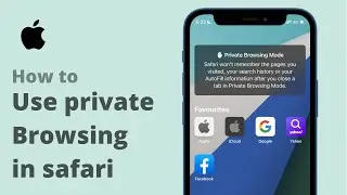 How to use private browsing in safari. #apple