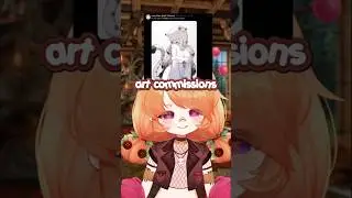НЕТ, Я БОЛЬШЕ НЕ БЕРУ КОМИССИЮ, НЕ СПРАШИВАЙТЕ 😭 #шорты #vtuber
