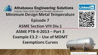 Episode #7 MDMT ASME Section VIII Div.1 problem manual PTB-4 Example 2
