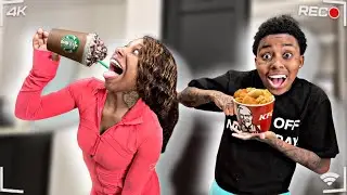 FOOD VS DRINK CHALLENGE EXTREME 😱