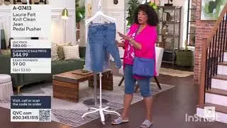 Laurie Felt Knit Clean Jean Pedal Pusher earlier today