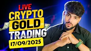 Live Trading on Bitcoin | Gold |Scalp with BSP Concept | #Live #btc #Gold #17 Sep-2025