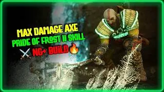 Max Damage Axe Pride of Frost Build vs Gna & King Bosses | NG+ GMGOW Ragnarok #bestbuild #nodamage