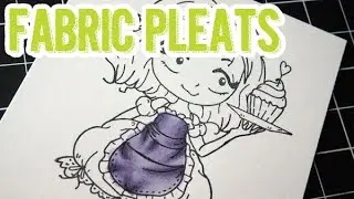 Learning Copics with MarkerPOP 12: Fabric Pleats Coloring