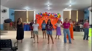 O Deus que faz Damares- coreografia das filhas do leão 🤍 🦁 