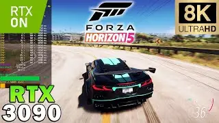 ►Forza Horizon 5 in 8K | Ultra Graphics | RTX 3090 | Performance Mode