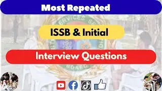 ISSB & Initial Interview Questions | Pak Army, PAF, Navy Test Preparation 2025 | Quiz Korner