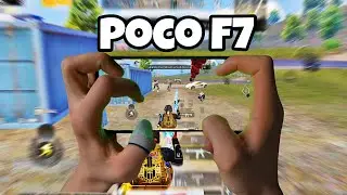 POCO F7 120 FPS? PUBG TEST!  SENSİVİTY AND CONTROL🤯🔥