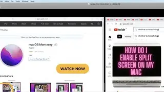 How do I enable split screen on my MAC | How to split screen on Mac OS| @Shekhar Technical Vlogs