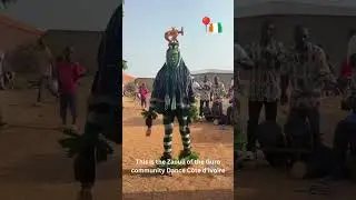 🔥 Traditional Zaouli Dance in C&ocirc;te d'Ivoire &ndash; The World's Fastest Footwork 🌍 African Tribal Dance 🪘