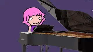 Clases de piano con el pelos de agodon de azucar✨