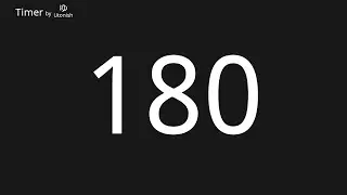 180 Second Countdown Timer