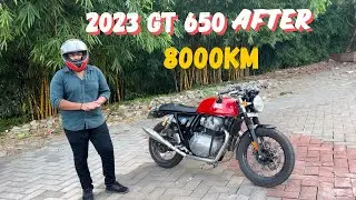2023 GT650 after 8000km|user review malayalam