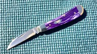 💜🎈💜🎈  ~ 2020 ~ Case XX&trade; Swayback Jack (Gent)  Wicked Purple Kirinite ~ IT'S A PARTY KNIFE!!   💜🎈💜🎈
