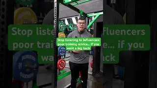 Stop listening to influencers poor training advice