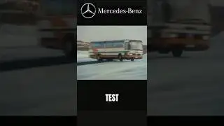 Mercedes-Benz Bus ABS test #mercedes #mercedes #mercedesbus #classicbus #abs #shorts