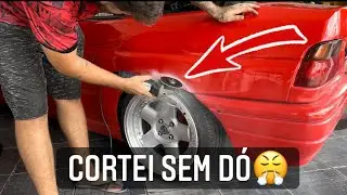 TIVE QUE CORTAR O ESCORT PRA CABER AS NOVAS RODAS !