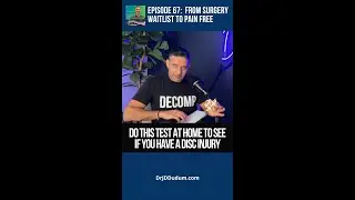 How to test at home if you have a disc injury?