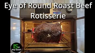 Kalorik Air Maxx Air Fryer Round Eye, Round Roast Beef Rotisserie.