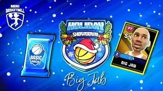 Mini Basketball - Holiday Showdown! Big Jab x1 in a Basic Pack!
