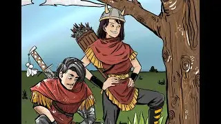 Time-lapse Procreate | Collaboration warrior illustration