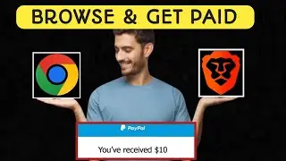 Зарабатывайте деньги, просматривая веб-страницы, используя Brave + Chrome (2 приложения) / пошаго...