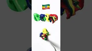 What color do mixed flags make? #satisfying #colormixing #flagmixing #mixingcolors #magicolor #asmr