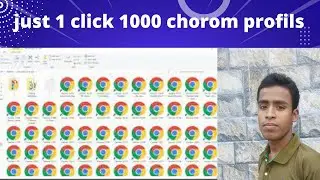 chrome profile generator| How to make Multiple Chrome Profiles in just 1 Click 1000 Chrome profiles