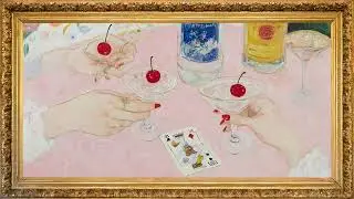 Vintage cocktails: Dinner Party Frame TV Art | girls & woman jazz music tv slideshow