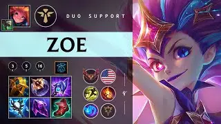 Zoe Support vs Pantheon - NA Grandmaster Patch 26.01