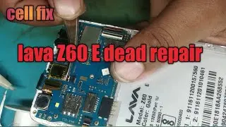 Lava Z60 E dead problem solution , lava Z60 E dead solution power ic change