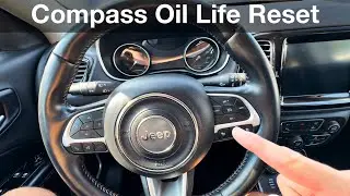Jeep Compass 2015&ndash;2021: как сбросить напоминание о техническом обслуживании/сроке службы масла