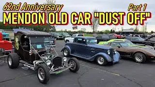 Car Show in Mendon Michigan | 62nd Anniversary Old Car Dust Off - Part 1