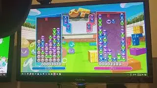 Puyo Puyo Tetris - Ringo VS Jay & Elle [Versus] (but recorded on my other samsung phone)