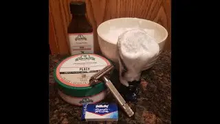 SOTD: Stirling Peach Soap / Gillette Super Speed / Peach Aftershave