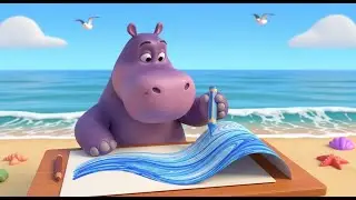 The Hippo Who Loved to Draw 🦛🖍️