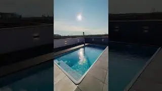 🏆 Best Swimming Pool Ideas for Your Backyard. Square Pool 🤿  #shorts