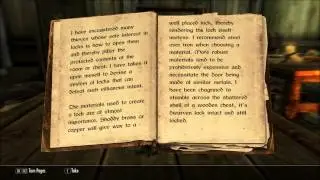 Let's Read Proper Lock Design (Let's Read The Books of Skyrim, Book 152)