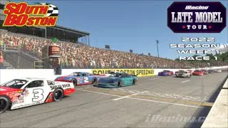 iRacing Late Model Tour 2022 Season 1 Week 1 Race 1 @ South Boston Speedway