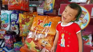 Beli Permen Yupi Warna Warni🍬Jajanan Kesukaan Anak Anak💕Alifa Comel