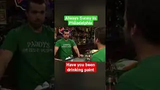 Always Sunny In Philadelphia Charlie&rsquo;s Been Drinking Paint #alwayssunny #stpaddysday  #fyp #funny