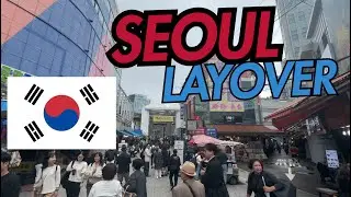 [4K] Seoul Layover 🇰🇷 | Downtown Walking POV | South Korea