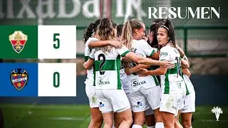 RESUMEN | Elche CF Femenino 5-0 Levante UD B | Segunda Federación