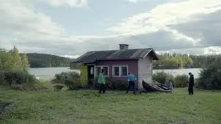 Vene rannalla Puolangalla