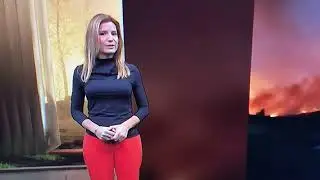Jen Carfagno is wearing a VERY lucky Black turtleneck. {11/1/23}