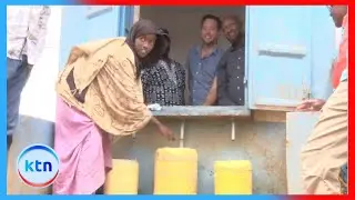 Residents of Gafarsa, Iresaboru in Isiolo County benefit from clean water project
