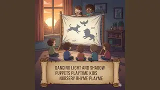 Dancing Light and Shadow Puppets Playtime Kids Nursery Rhyme Play