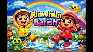 Hindi Nursery Rhymes |Rimjhim Rimjhim Rain Song |Barish Ka Masti Song